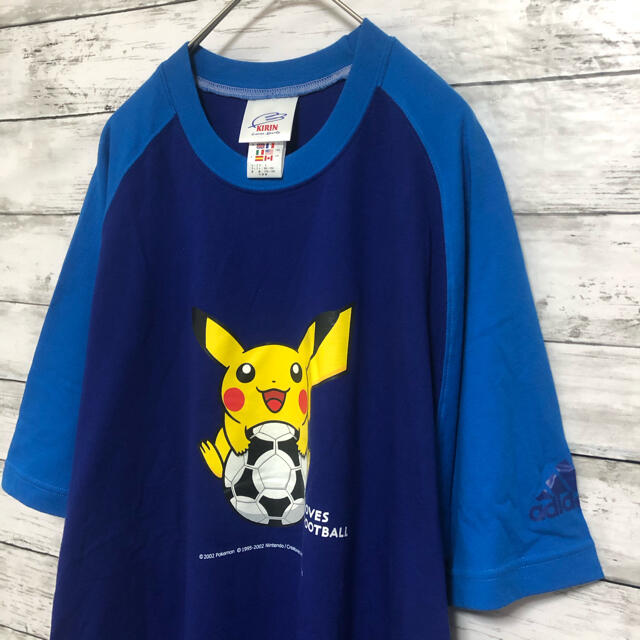 【希少】アディダス キリン ポケモン ピカチュウ コラボ Tシャツ 限定 レア