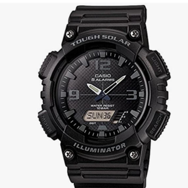 未使用品 CASIO カシオ AQ-S810W-1A2JF ブラック ソーラー