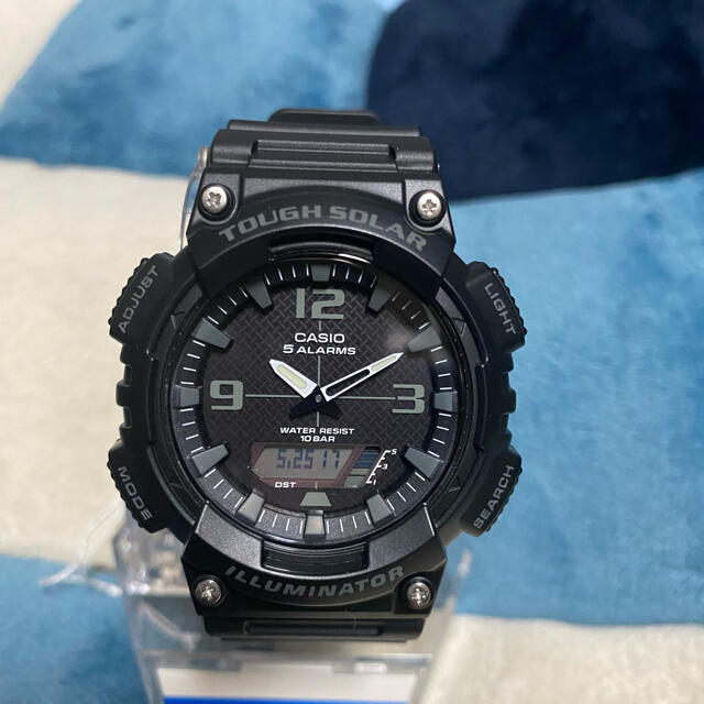 未使用品 CASIO カシオ AQ-S810W-1A2JF ブラック ソーラー