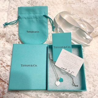 ティファニー(Tiffany & Co.)のティファニーブルー ダブルハートタグペンダント(ネックレス)