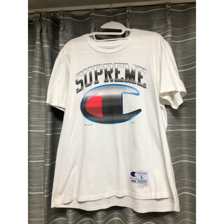 シュプリーム(Supreme)のsupreme champion Chrome S-S Top White L(Tシャツ/カットソー(半袖/袖なし))