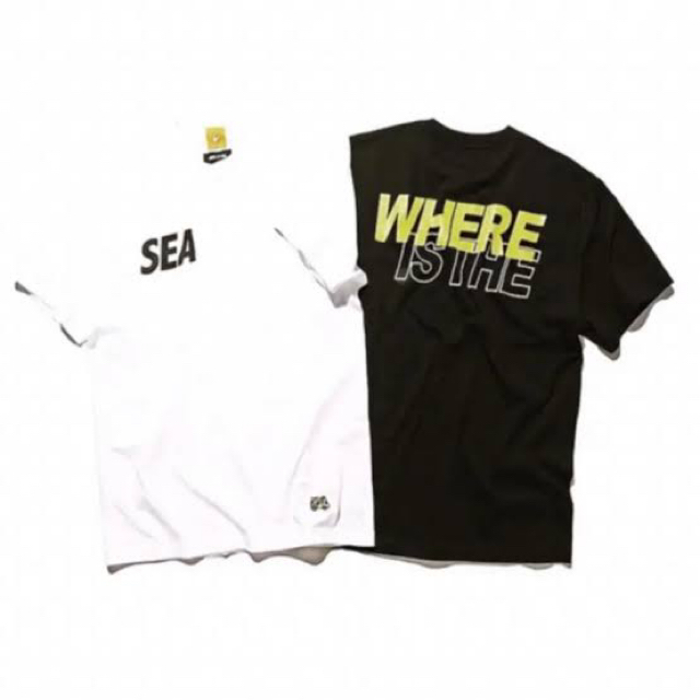 fr2 wind and sea コラボ ホワイト レア商品 メンズのトップス(Tシャツ/カットソー(半袖/袖なし))の商品写真