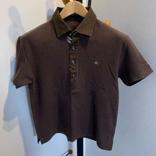 バーバリーブラックレーベル(BURBERRY BLACK LABEL)のバーバリーブラックレーベル　ポロシャツ　ブラウン(ポロシャツ)