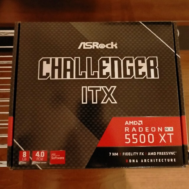 RADEON 5500xt 8GB AsRock Charanger ITXPCパーツ