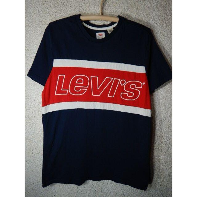 Levi's(リーバイス)のo2743　リーバイス　半袖　デカロゴ　ボーダー　デザイン　tシャツ メンズのトップス(Tシャツ/カットソー(半袖/袖なし))の商品写真