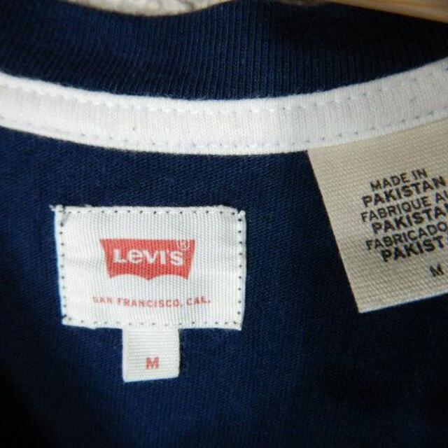 Levi's(リーバイス)のo2743　リーバイス　半袖　デカロゴ　ボーダー　デザイン　tシャツ メンズのトップス(Tシャツ/カットソー(半袖/袖なし))の商品写真