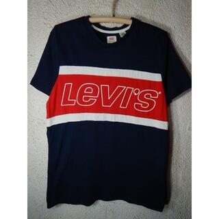 リーバイス(Levi's)のo2743　リーバイス　半袖　デカロゴ　ボーダー　デザイン　tシャツ(Tシャツ/カットソー(半袖/袖なし))
