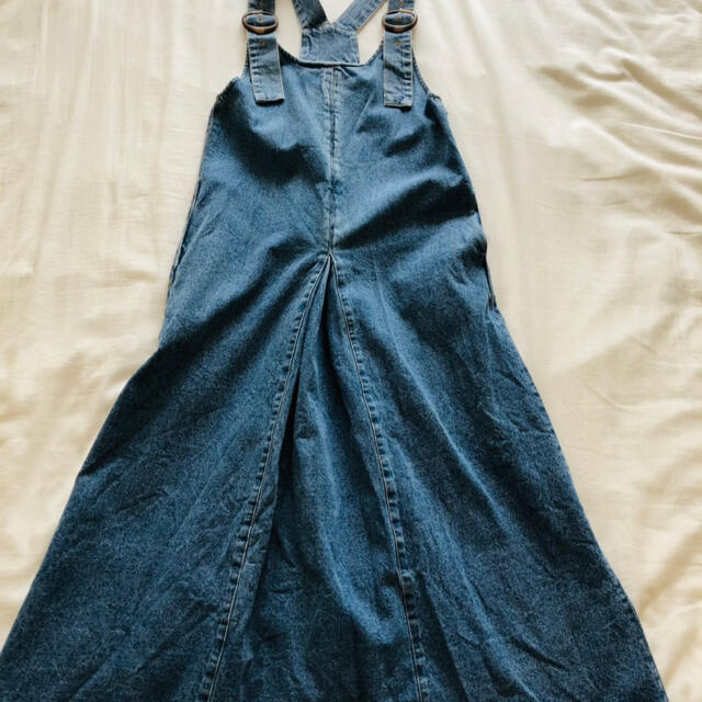 room306 CONTEMPORARY(ルームサンマルロクコンテンポラリー)のDenim Long Jumper Skirt  レディースのワンピース(ロングワンピース/マキシワンピース)の商品写真