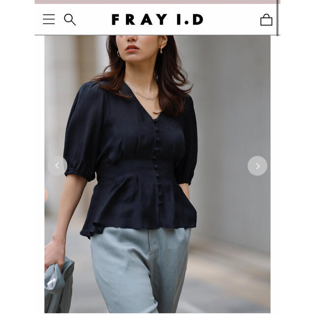 FRAY I.D(フレイアイディー)のfrayi.d トップス レディースのトップス(シャツ/ブラウス(半袖/袖なし))の商品写真