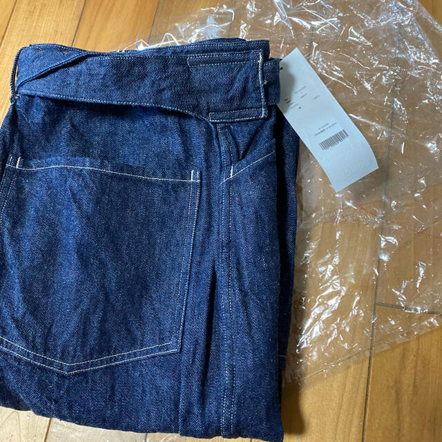 メンズcomoli 21ss デニムベルテッドパンツ