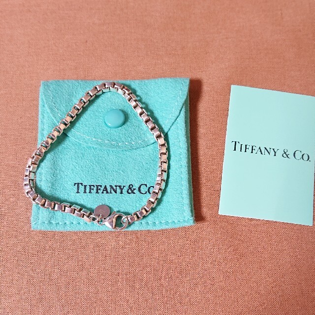 銀製/Tiffany/ベネチアブレスレット/袋附き/SILVER925/装飾品/