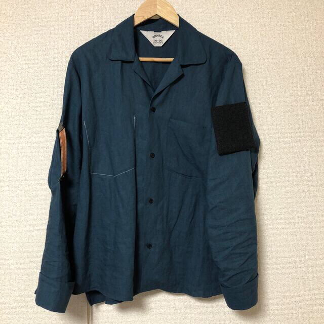 メンズ値下げ可！【SUNSEA】LINEN GIGOLO&GIGOLET SHIRT