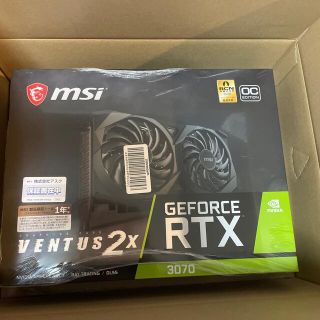 MSI RTX3070 VENTUS2x(PCパーツ)