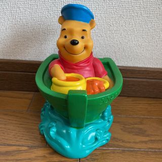 【新品】くまのプーさん Winnie the Pooh 貯金箱 フィギュア(キャラクターグッズ)