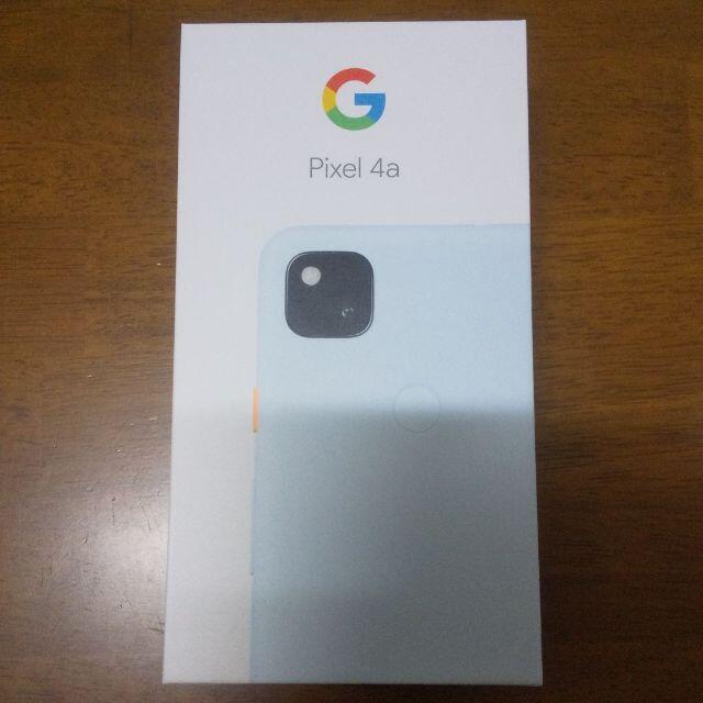 Google Pixel(グーグルピクセル)のGoogle Pixel 4a Barely Blue 新品未開封 スマホ/家電/カメラのスマートフォン/携帯電話(スマートフォン本体)の商品写真