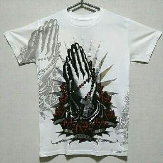 エドハーディー(Ed Hardy)のKonflic Prayer Hands MMA Ｔシャツ Ｓサイズ 新品(Tシャツ/カットソー(半袖/袖なし))