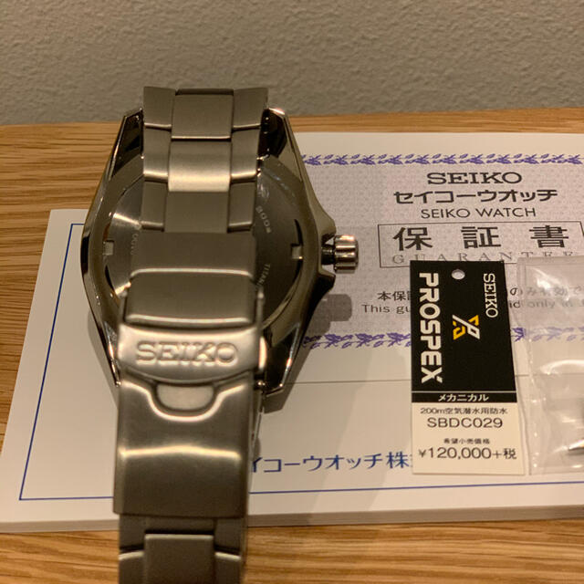 SEIKO(セイコー)のSEIKO セイコー プロスペックス  SBDC029  チタン ブラック メンズの時計(腕時計(アナログ))の商品写真