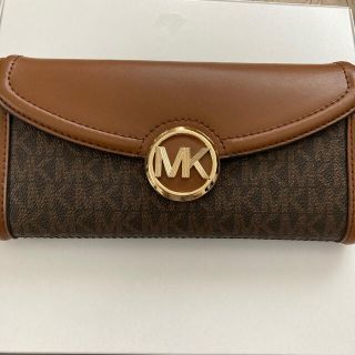 マイケルコース(Michael Kors)のMICHEAL KORS 長財布 ブラウン(財布)