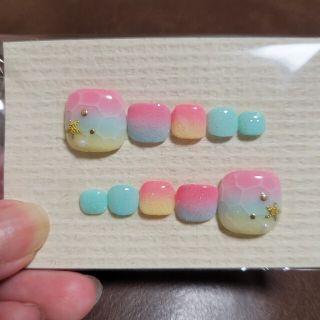 海ネイル♡フットネイルチップ♡ペディキュア