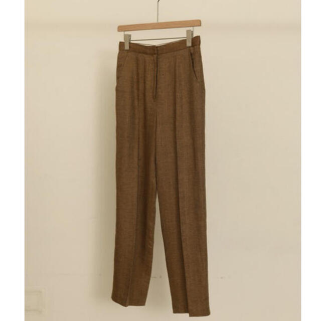 カジュアルパンツ【todayful】Herringbone Linen Trousers