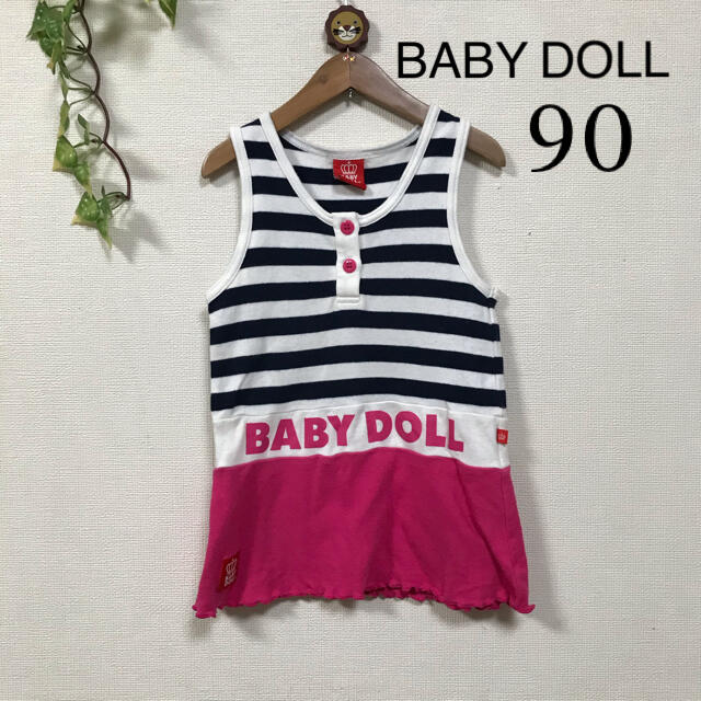 BABYDOLL(ベビードール)のBABY DOLL ワンピース　ノースリ　女の子　90  キッズ/ベビー/マタニティのキッズ服女の子用(90cm~)(ワンピース)の商品写真