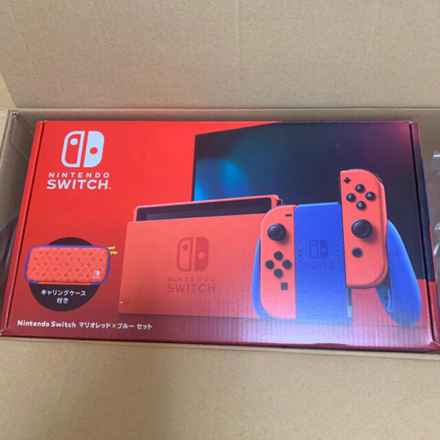 新品未開封　Nintendo Switch マリオレッド×ブルーセット