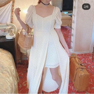 アルシーヴ(archives)のslit lace maxi onepiece (ロングワンピース/マキシワンピース)