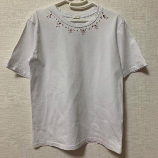 ジーユー(GU)のビジューT(Tシャツ(半袖/袖なし))