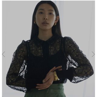 アメリヴィンテージ(Ameri VINTAGE)のAMERI☆LACE POLO SHIRT(シャツ/ブラウス(長袖/七分))