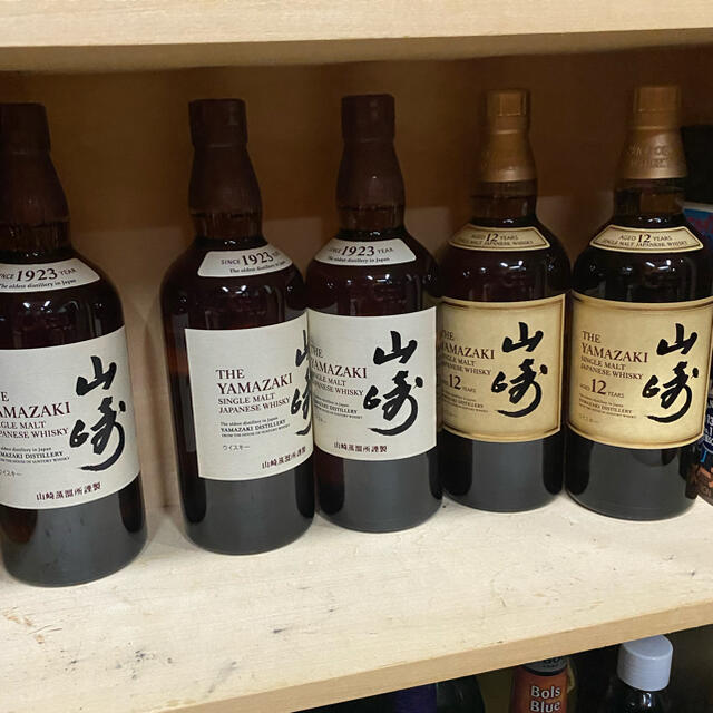 酒山崎12年×2 山崎NV×3