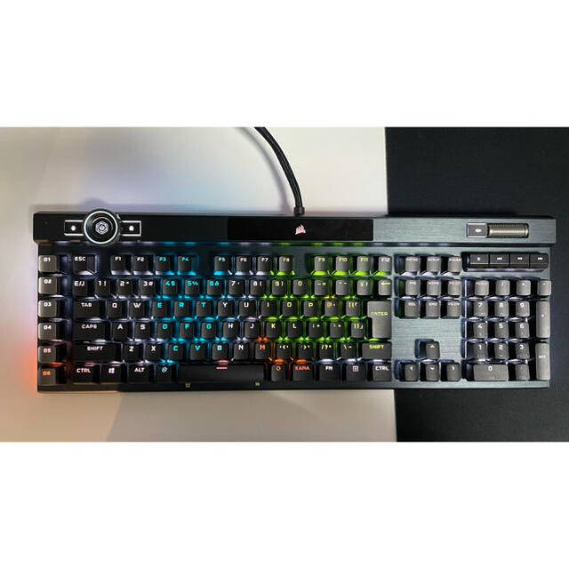 ジャンク Corsair K100 RGB オプティカル光学スイッチ 日本語配列