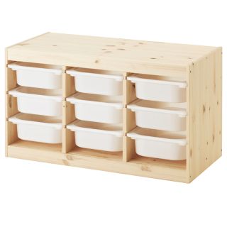 イケア(IKEA)の全国送料込み　新品要組立TROFASTトロファスト収納コンビネーション　IKEA(収納/チェスト)