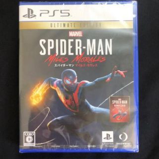プレイステーション(PlayStation)の【 Amazon5-21購入　新品】PS5 スパイダーマンマイルズ•モラレス　(家庭用ゲームソフト)
