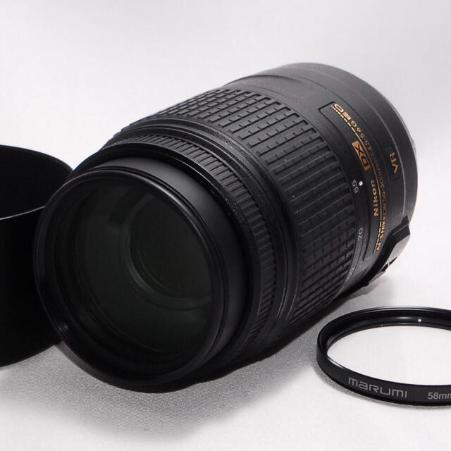 Nikon(ニコン)の❤️遠くの撮影に重宝❤Nikon AF-S 55-300mm 超望遠レンズ スマホ/家電/カメラのカメラ(レンズ(ズーム))の商品写真