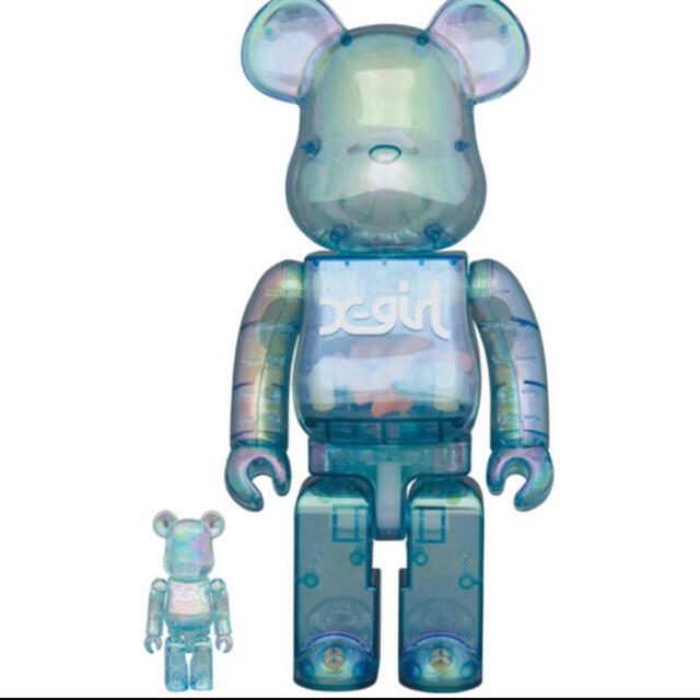 BE@RBRICK X-girl 400% 100% ベアブリック　2体