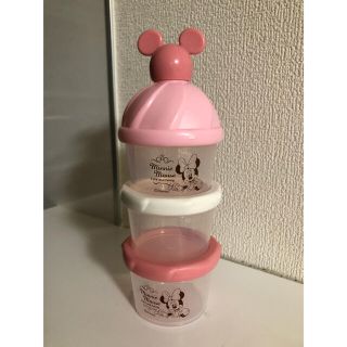 ディズニー(Disney)のミルクストッカー　ディズニー　ミニーちゃん　持ち運び用(哺乳ビン)