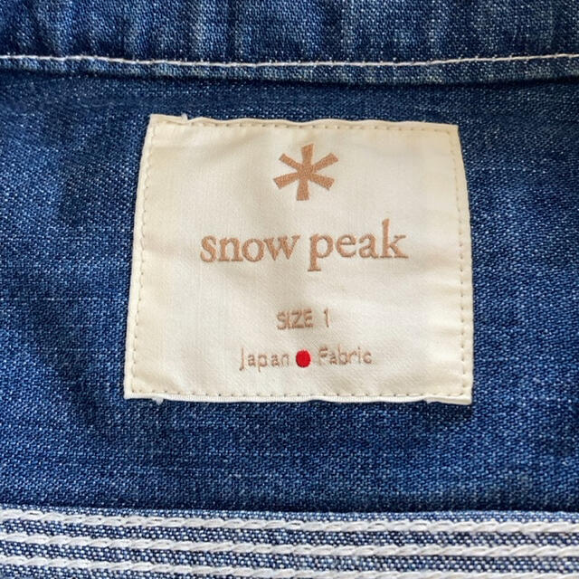 Snow Peak - SNOW PEAK フィールドユーティリティプルオーバー デニム