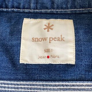 SNOW PEAK フィールドユーティリティプルオーバー デニムシャツ