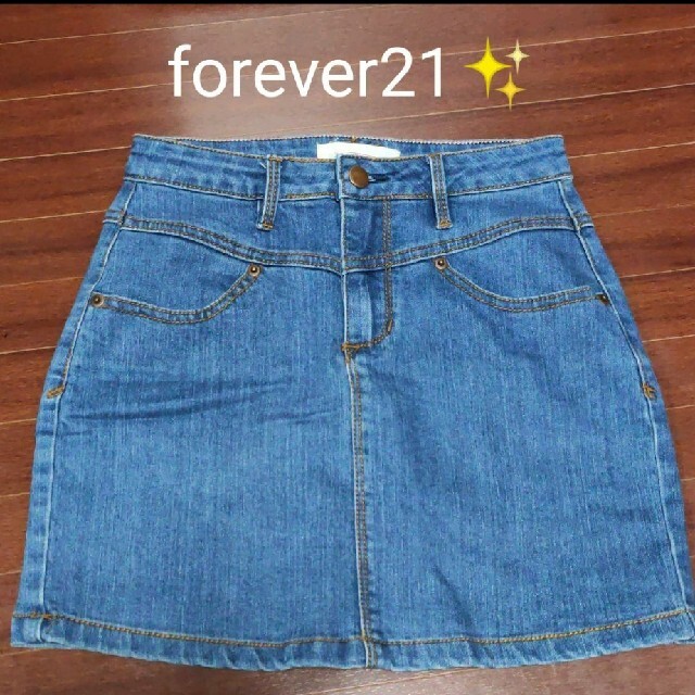 FOREVER 21(フォーエバートゥエンティーワン)のforever21✨デニムスカート デニムミニスカート レディースのスカート(ミニスカート)の商品写真