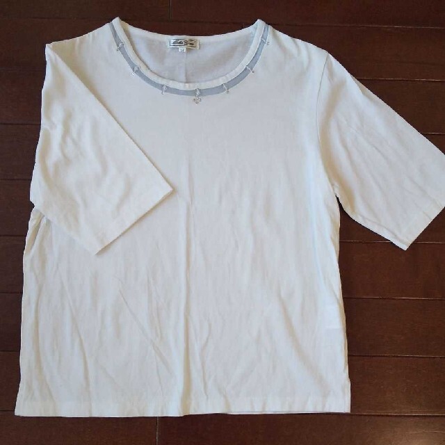 半袖カットソー　Ｔシャツ　スーツインナー　Mサイズ レディースのトップス(カットソー(半袖/袖なし))の商品写真