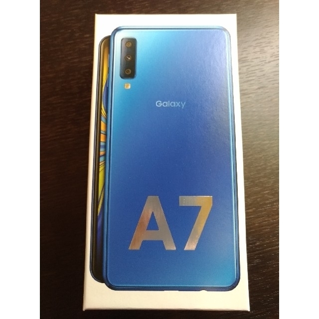 Galaxy A7 ブルー 本体 新品未開封 simフリー ギャラクシーA7