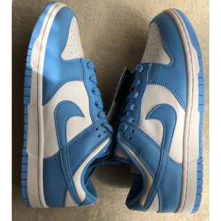 ナイキ(NIKE)のnike dunk low retro university blue 26(スニーカー)