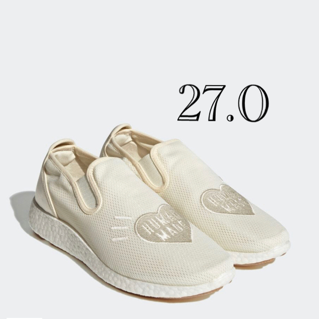 adidas×human made pure slip on