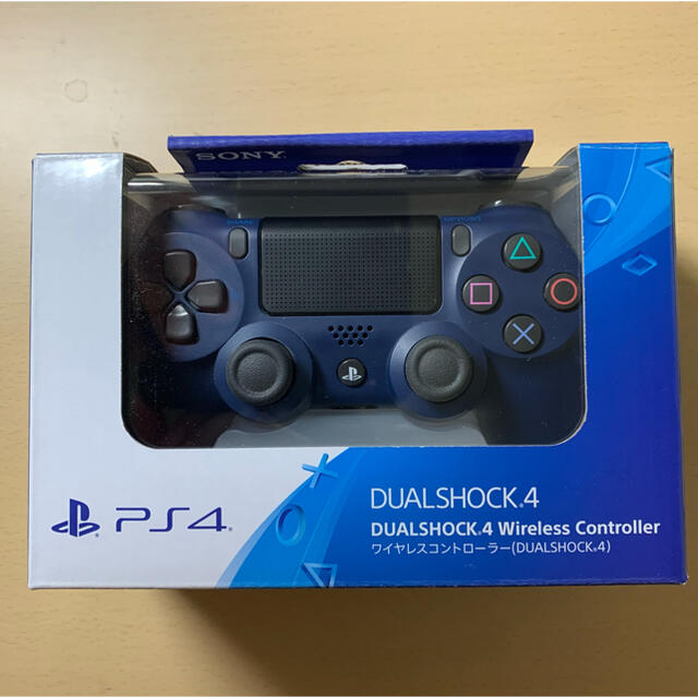 【純正】PS4 コントローラー DUALSHOCK 4 ミッドナイトブルー