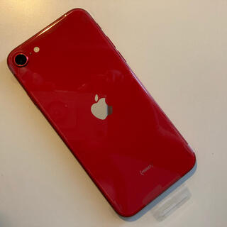 アップル(Apple)のiPhone SE2 Red 64GB SIMロック解除済(スマートフォン本体)