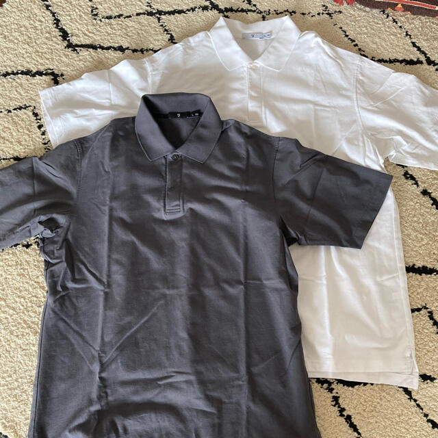 UNIQLO(ユニクロ)のUNIQLO +J リラックスフィットポロシャツ　2枚セット メンズのトップス(ポロシャツ)の商品写真