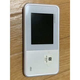 エーユー(au)のWiMAX2＋ Wi-Fi W03 モバイルルーター　ポケットWi-Fi(その他)