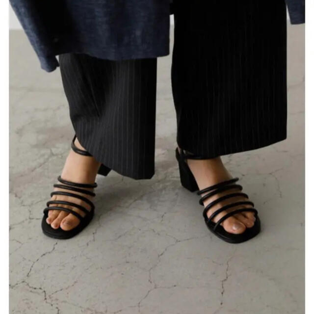 SLY(スライ)のRIMARK♡round toe line sandal レディースの靴/シューズ(サンダル)の商品写真