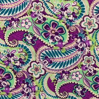 ヴェラブラッドリー(Vera Bradley)の(191)ヴェラブラッドリーディズニーシーチング 幅140cmx100cm 新品(生地/糸)