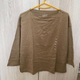 ムジルシリョウヒン(MUJI (無印良品))の無印良品　ドロップショルダーTシャツ(Tシャツ(長袖/七分))